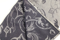 Top Quality Workable Price 9.5oz Big Wide 180cm Stretch Dark BlueJacquard denim Fabric for  Clothing or hats