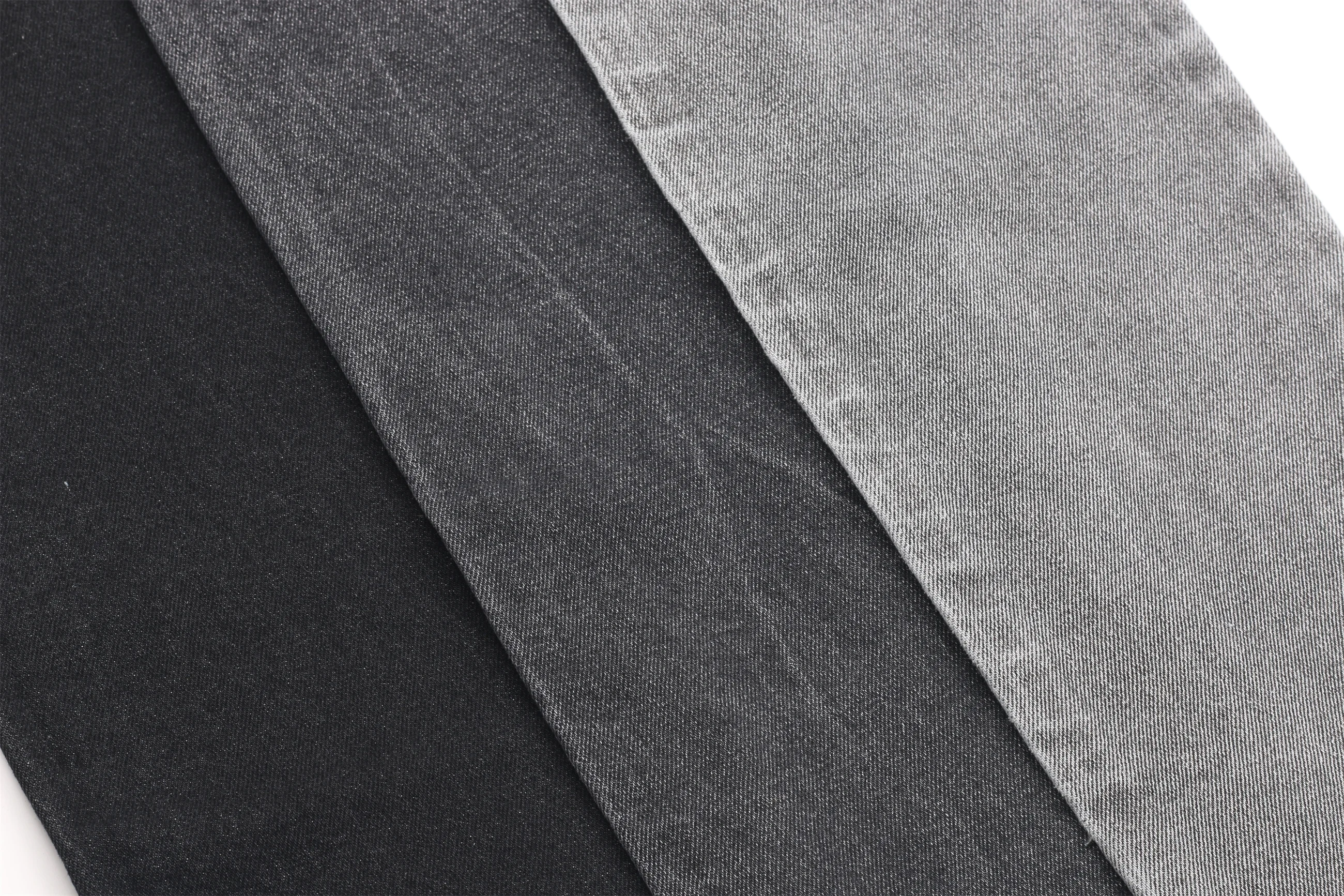 Custom Made for Brand Jeans High End Less Shrinkage 12oz 67''  Indigo Blue Very Soft Slub Stretch Cotton TR Denim Fabric