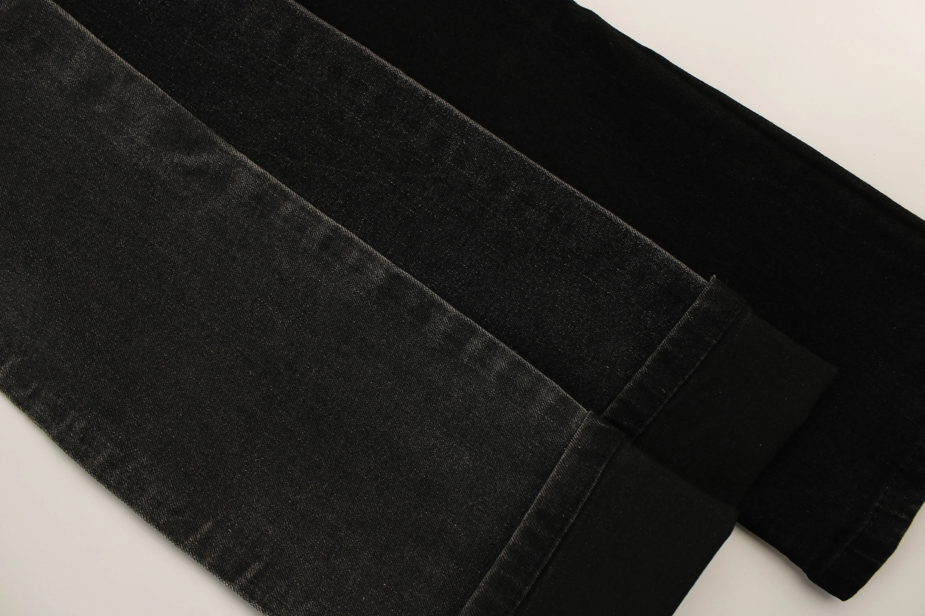 Good Quality Low Discounted Price 10.8oz  black &black back  70%cotton 28% polyester 2%spandex  Denim Fabric