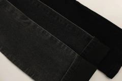 Good Quality Low Discounted Price 10.8oz  black &black back  70%cotton 28% polyester 2%spandex  Denim Fabric