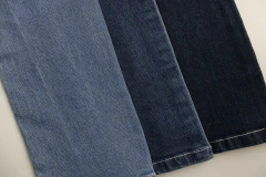 Running Style 10 oz warp slub  Indigo   Stretch  Denim Fabric  for  Jeans Fabric