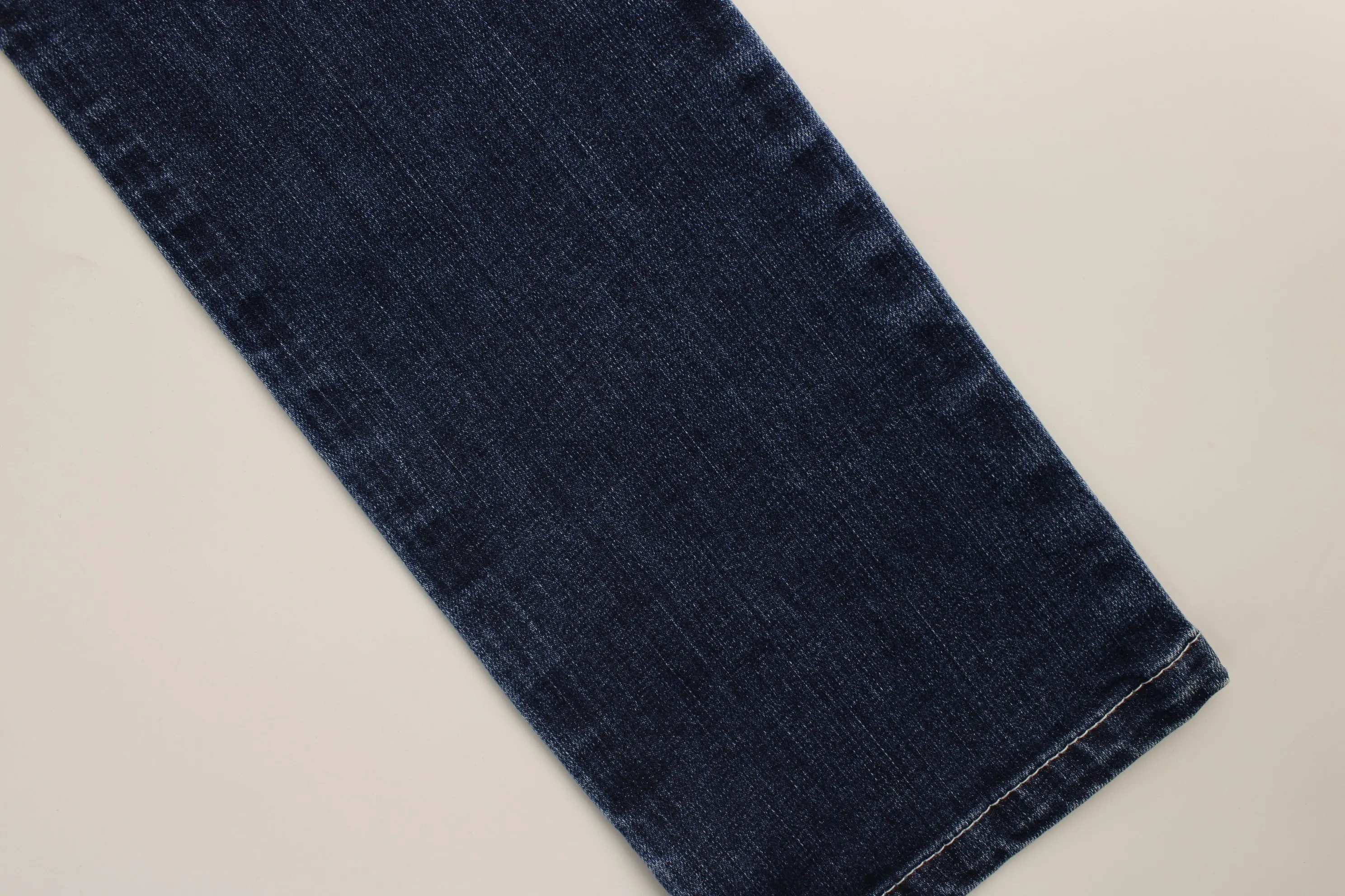 Top Quality Workable Price 11oz Big Wide 160cm Comfortable Stretch Dark Blue Warp Slub Denim Fabric for men's Jeans