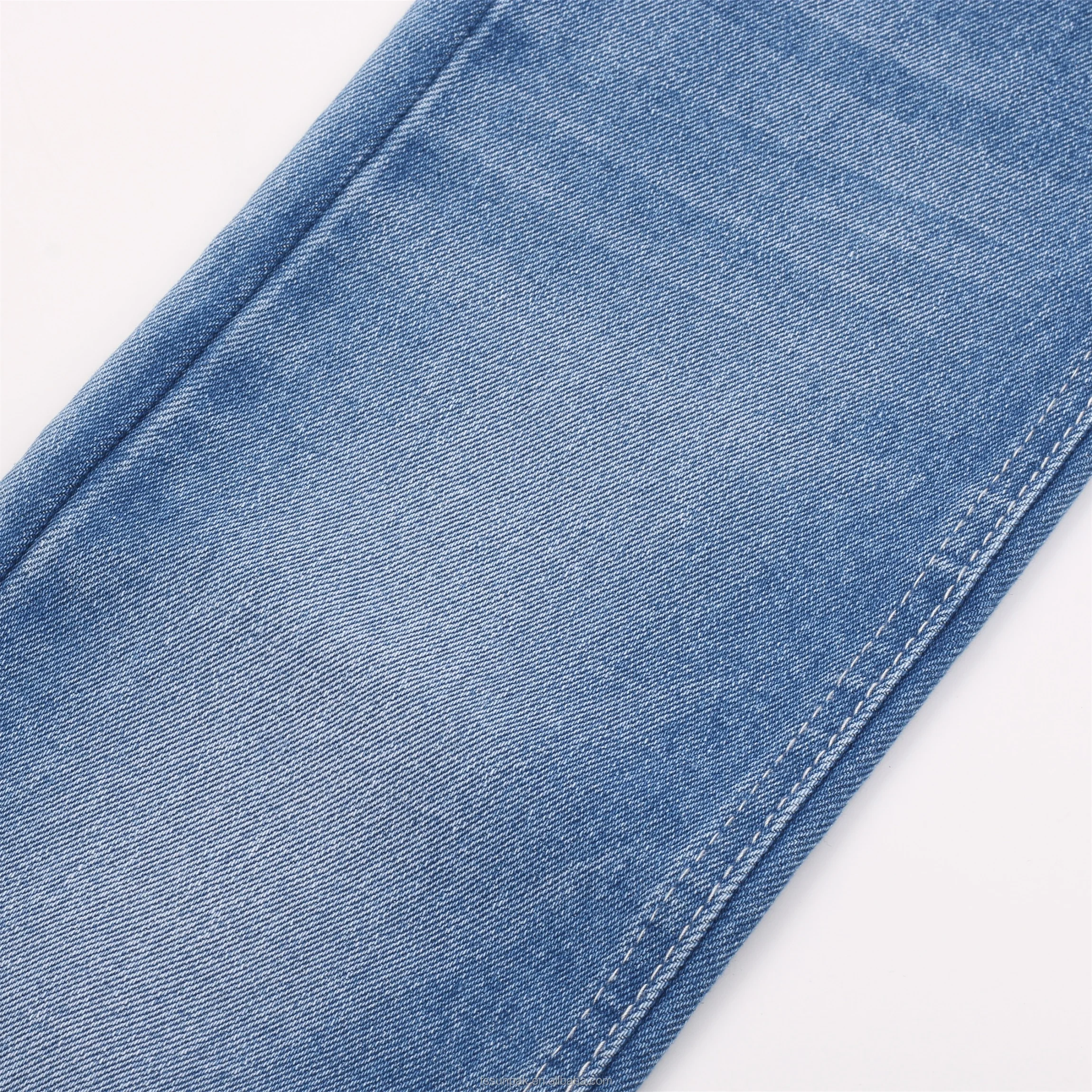 Best Sell Best Quality Affordable Price 12.3oz/417gsm Comfortable Stretch Heavy Weight No Slub OA Indigo Twill Fabric Denim