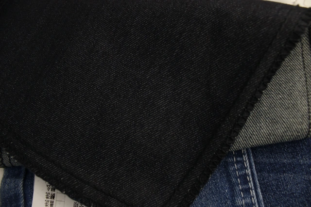Top Quality Workable Price 11.2 oz Big Wide 180cm Comfortable Stretch Dark Blue  rigid Denim Fabric for men's Jeans