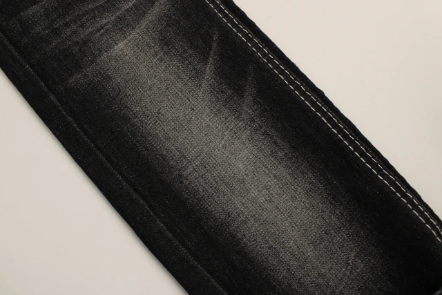 Levi's style denim jeans fabric 9.8 oz sulfur  black   OA high quality stretch fabric for jeans