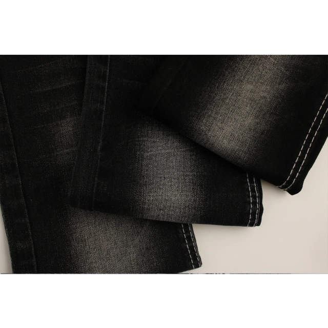 Factory Stock Lot Sold at Big Discounted Price black back Super High Elastic Soft Touch  OA Jeans Denim Fabric
