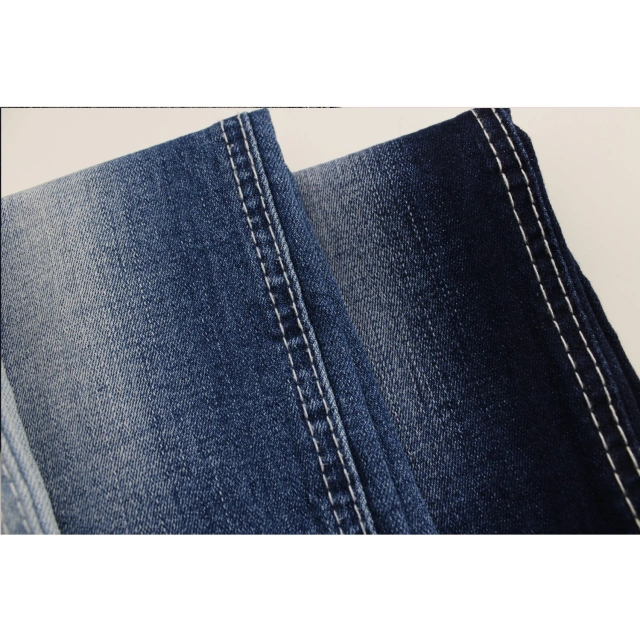 High Quality  oA 9.5oz  soft touch  dark blue  Denim super  Stretch denim fabric for  jeans