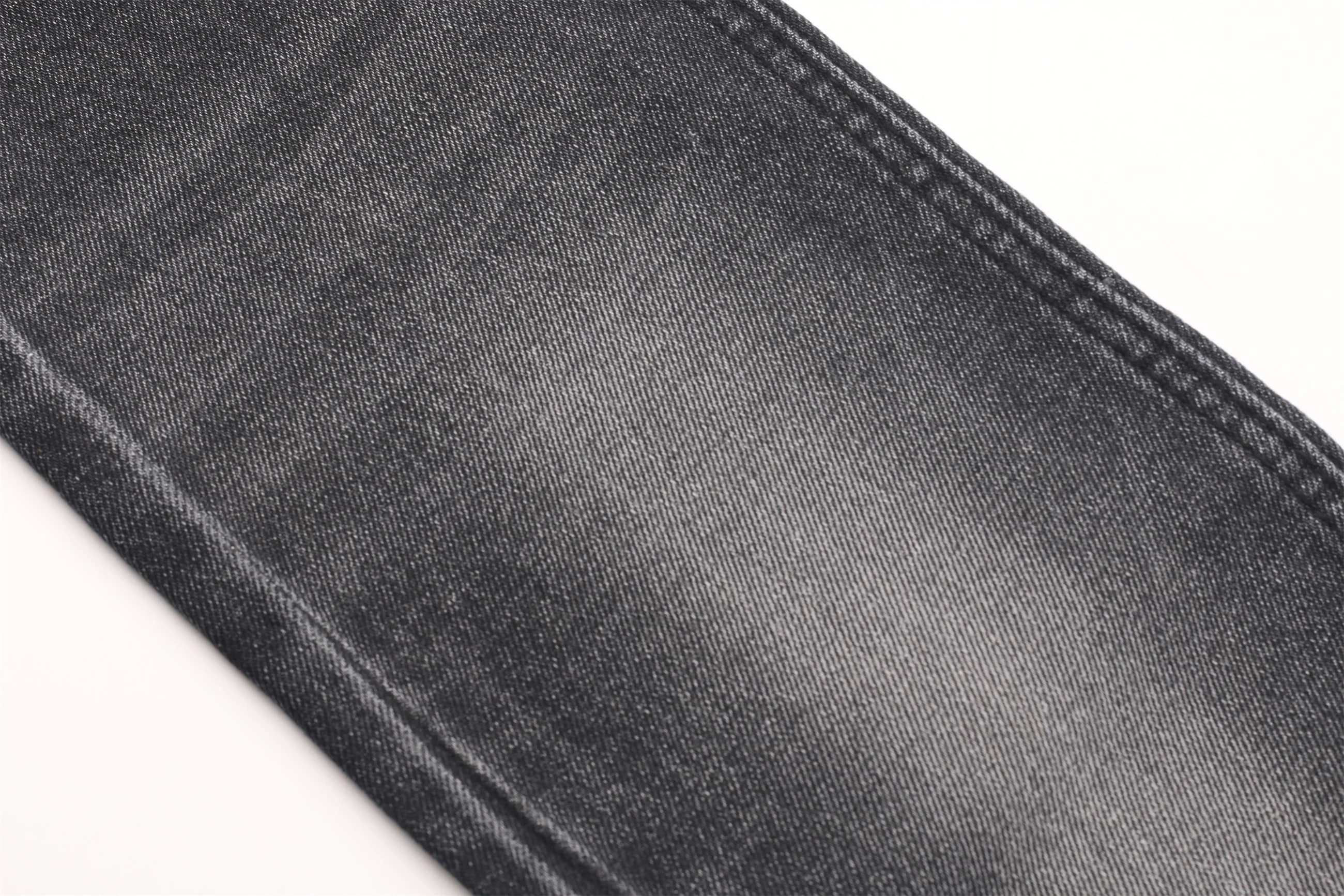 Custom Made for Brand Jeans High End Less Shrinkage 12oz 67''  Indigo Blue Very Soft Slub Stretch Cotton TR Denim Fabric