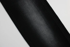 A Quality Cheap Price 70%Cotton 30%Poly 8.8OZ 180cm Width TC Welf Indigo Blue+Grey Rigid Denim Fabric Jeans