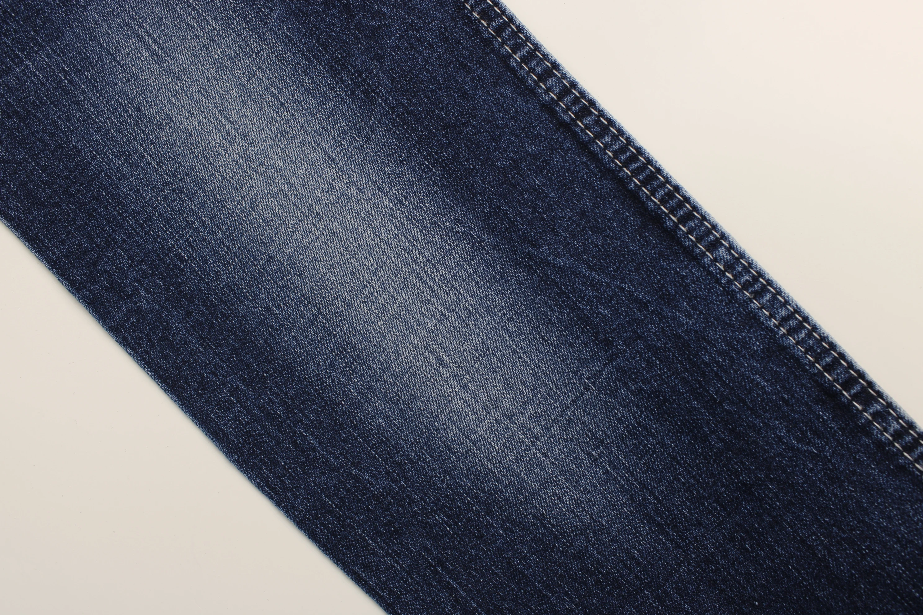 High Quality  cotton spandex  cross hatch Denim Stretch denim fabric for  jeans