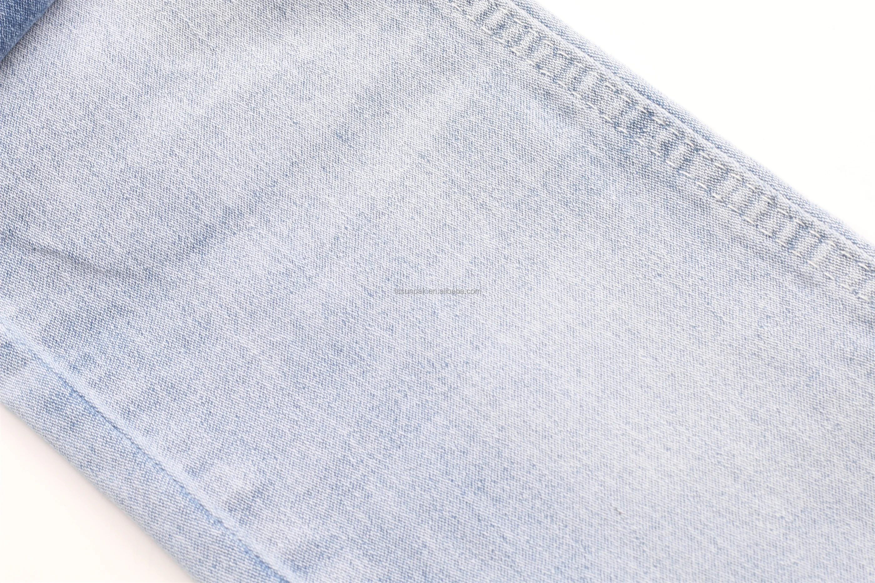 Good Price and Quality 10oz Satin Denim Fabric TR Super Stretch Jeans Fabric for Ladies' Skinny