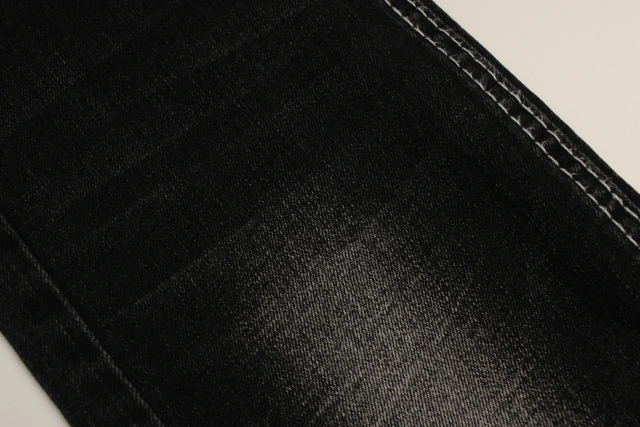 Factory Stock Lot Sold at Big Discounted Price black back Super High Elastic Soft Touch  OA Jeans Denim Fabric