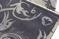 Top Quality Workable Price 9.5oz Big Wide 180cm Stretch Dark BlueJacquard denim Fabric for  Clothing or hats