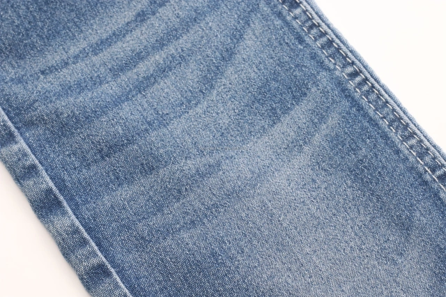 Good Price and Quality 10oz Satin Denim Fabric TR Super Stretch Jeans Fabric for Ladies' Skinny