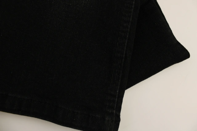 Good Quality Low Discounted Price 10.8oz  black &black back  70%cotton 28% polyester 2%spandex  Denim Fabric