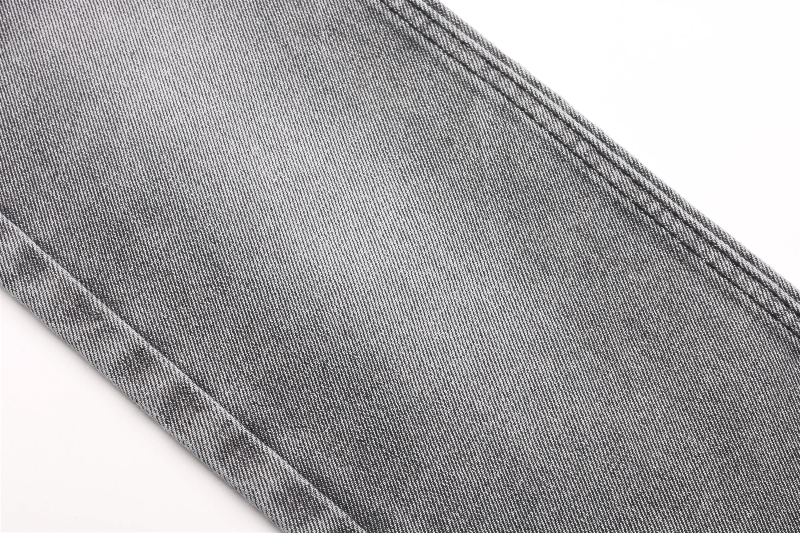 Custom Made for Brand Jeans High End Less Shrinkage 12oz 67''  Indigo Blue Very Soft Slub Stretch Cotton TR Denim Fabric