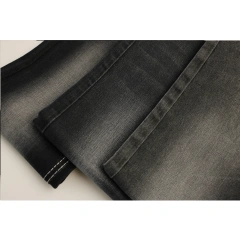 Factory Stock Lot Sold at Big Discounted Price 9 oz Color Black Super High Elastic Soft Touch  OA Jeans Denim Fabric