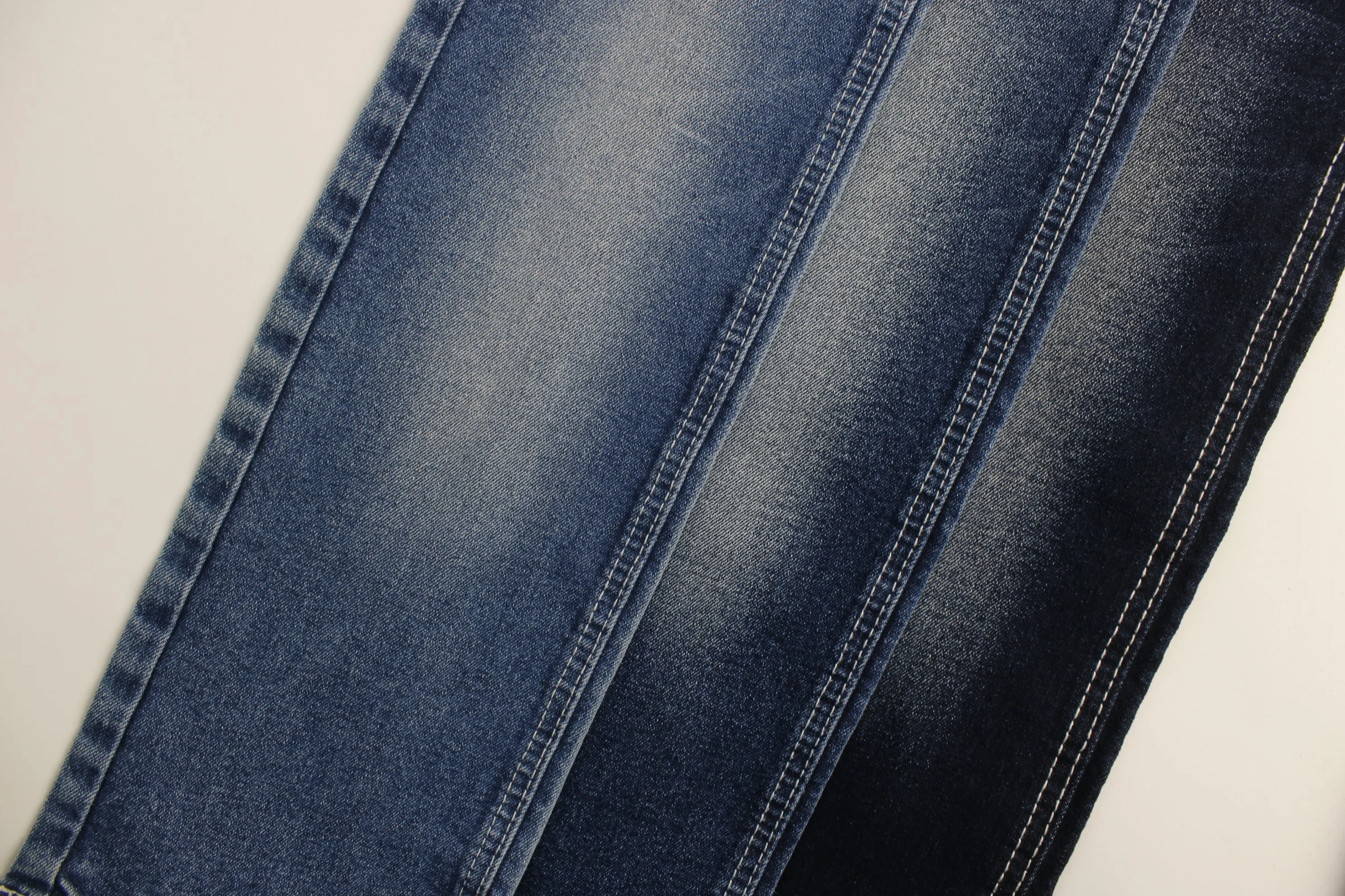 Top Quality Workable Price 11.2 oz Big Wide 180cm Comfortable Stretch Dark Blue  rigid Denim Fabric for men's Jeans