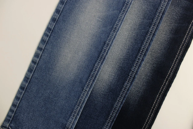 Top Quality Workable Price 11.2 oz Big Wide 180cm Comfortable Stretch Dark Blue  rigid Denim Fabric for men's Jeans