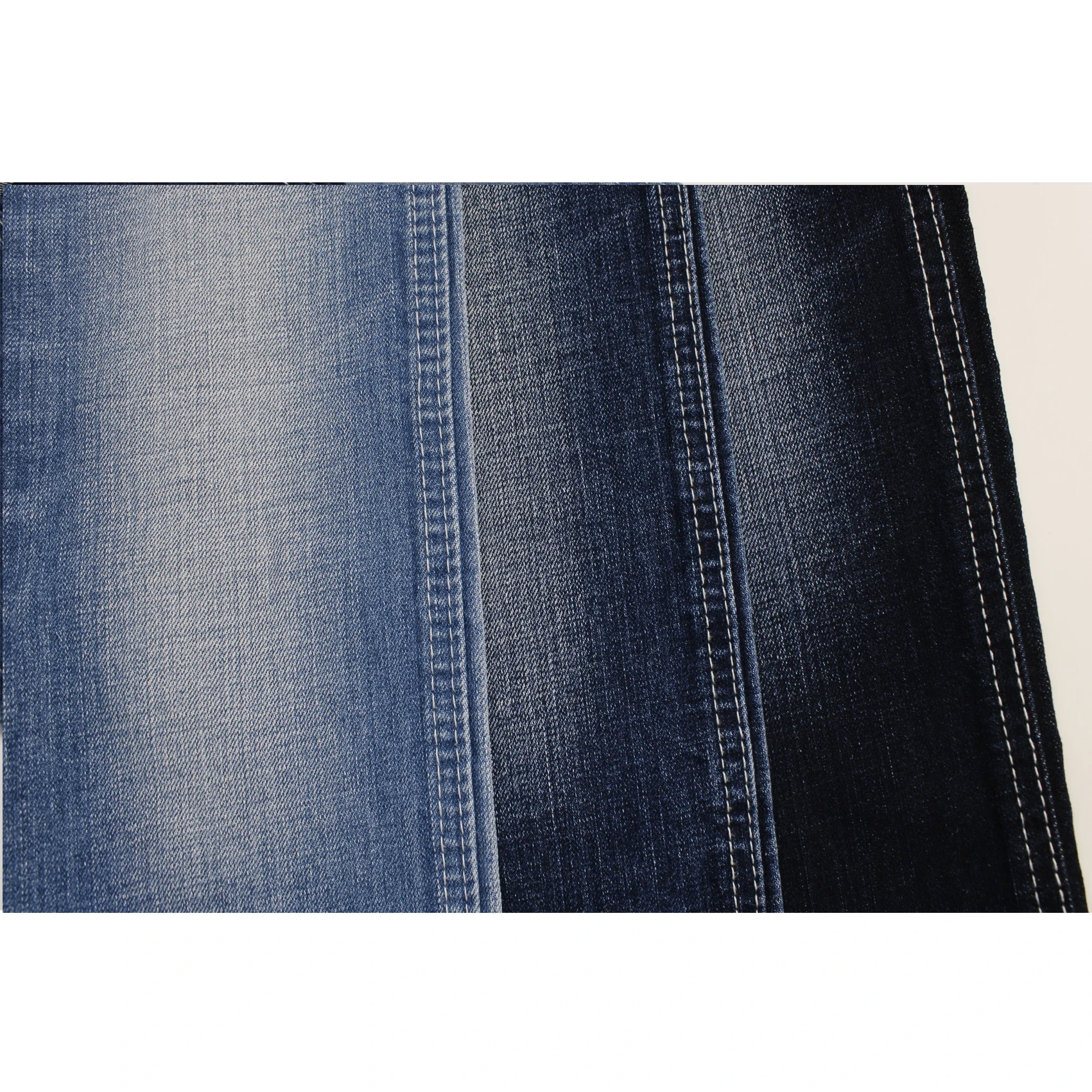 Top Quality Workable Price 11oz Big Wide 160cm Comfortable Stretch Dark Blue Warp Slub Denim Fabric for men's Jeans