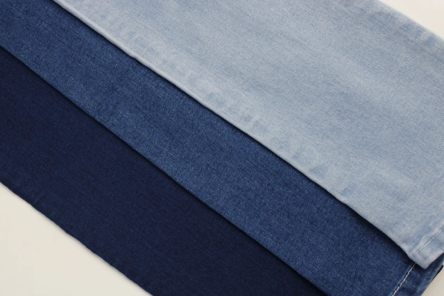 1.5%spandex super soft hand  feel  8 oz OA high quality  blue fabric for jeans
