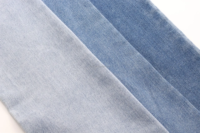 Good Price and Quality 10oz Satin Denim Fabric TR Super Stretch Jeans Fabric for Ladies' Skinny