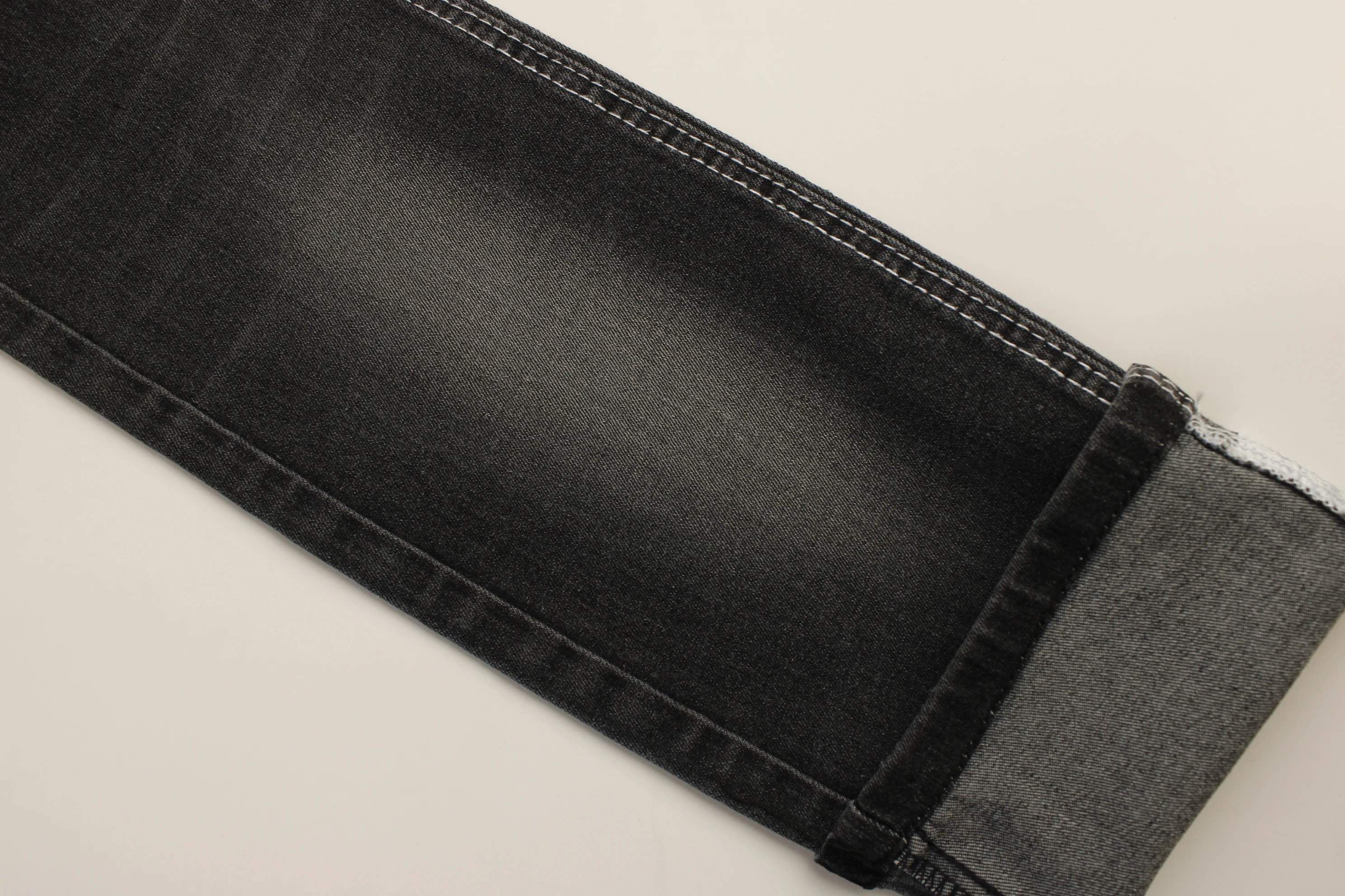 In stock A Quality Cheap Price  8.4 OZ 180cm Width stretch  sulfur black Denim Fabric Jeans