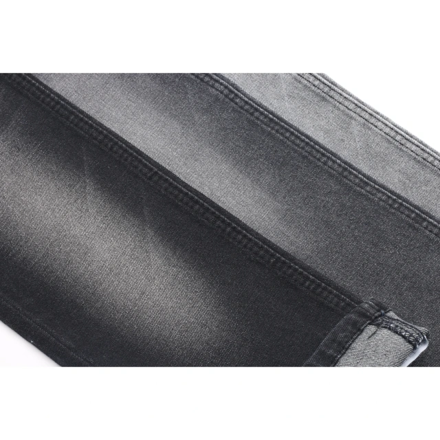 Custom Made for Brand Jeans High End Less Shrinkage 12oz 67''  Indigo Blue Very Soft Slub Stretch Cotton TR Denim Fabric