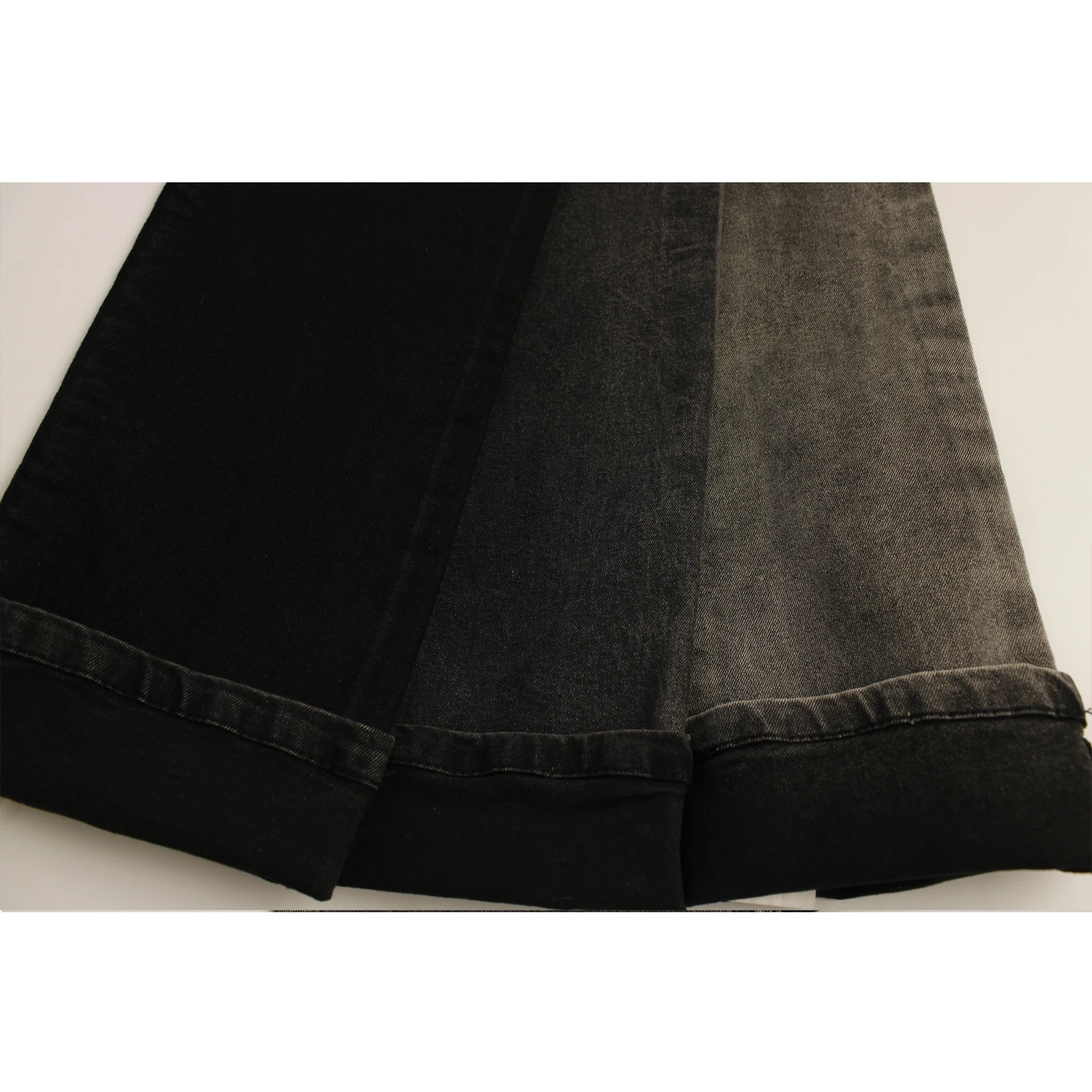Levi's boyfriend denim jeans fabric 11oz  black and black back  twill comfortable  stretch fabric for jeans