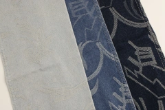 Top Quality Workable Price 9.5oz Big Wide 180cm Stretch Dark BlueJacquard denim Fabric for  Clothing or hats