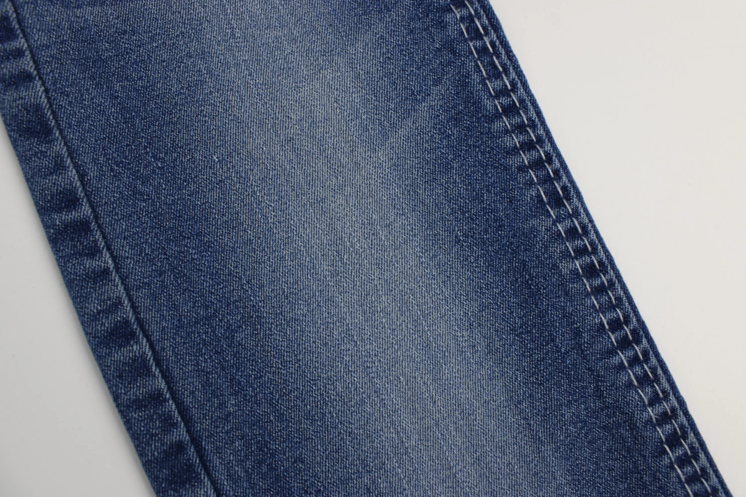 8.6 oz good price good quality cotton   warp slub dark blue color fabric for jeans  wholesale