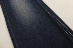 Very low  price  dark blue  Denim middle weight  rigid denim fabric for  jeans