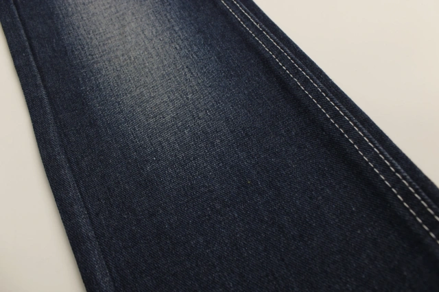 Very low  price  dark blue  Denim middle weight  rigid denim fabric for  jeans