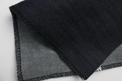 8.6 oz good price good quality cotton   warp slub dark blue color fabric for jeans  wholesale