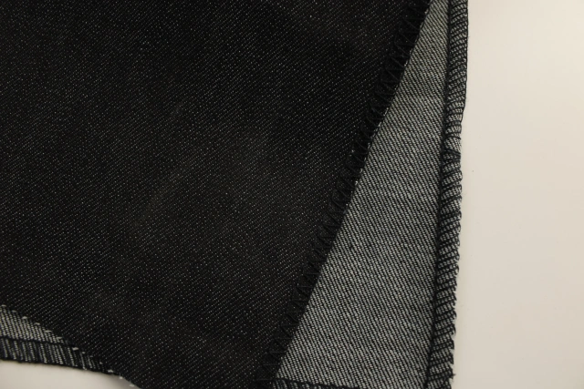 High Quality  oA 9.8oz  cross slub Rigid Denim super  Stretch denim fabric for  jeans