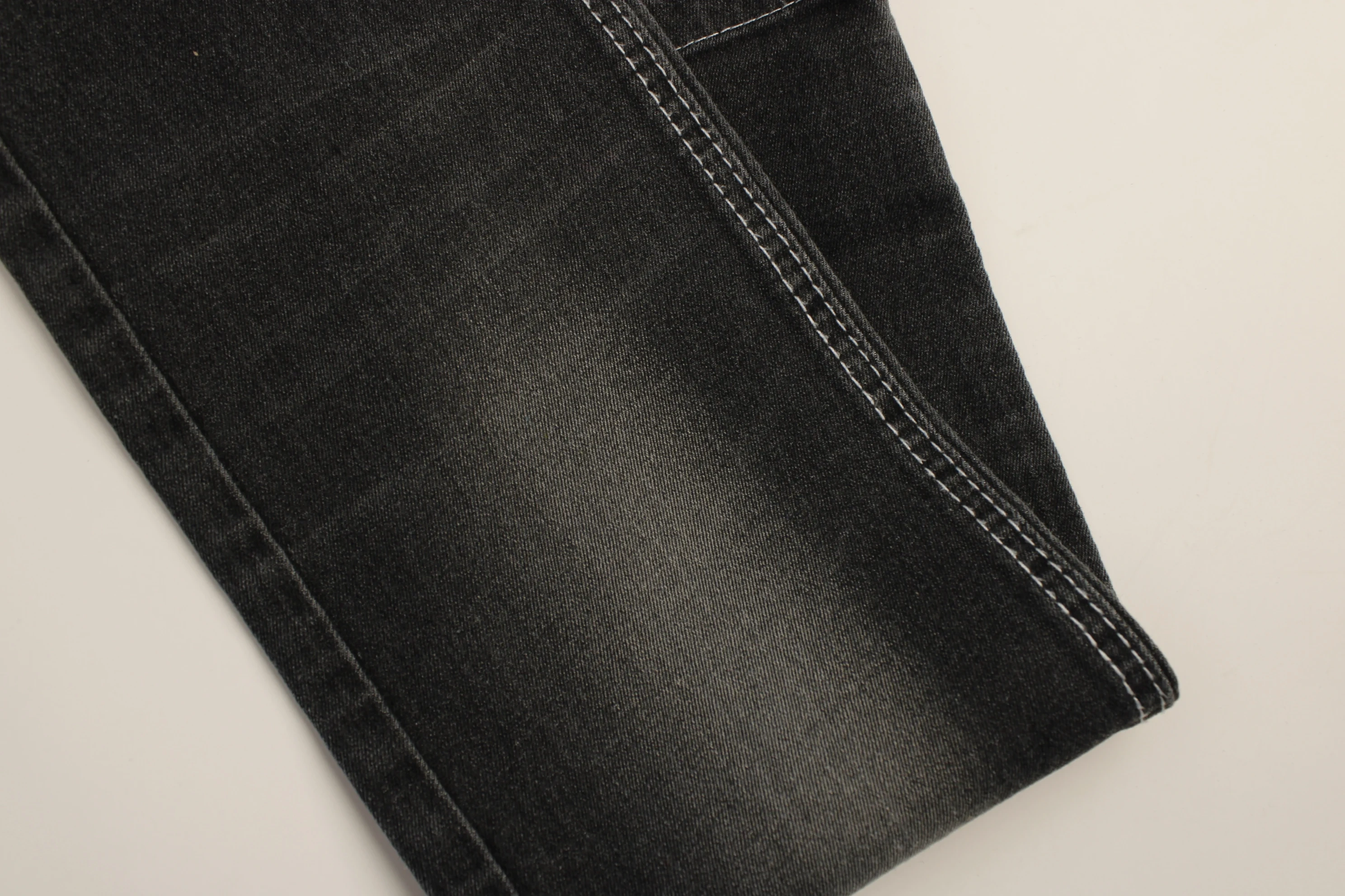 In stock A Quality Cheap Price  8.4 OZ 180cm Width stretch  sulfur black Denim Fabric Jeans
