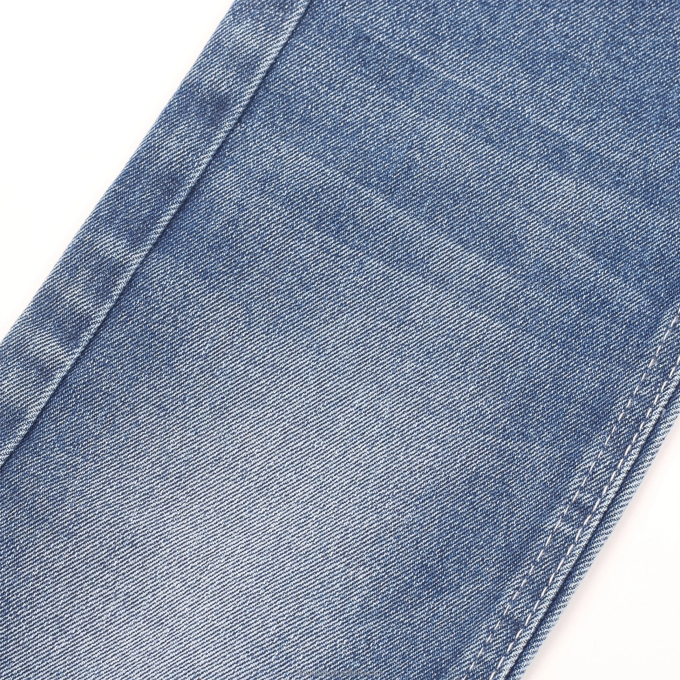Best Sell Best Quality Affordable Price 12.3oz/417gsm Comfortable Stretch Heavy Weight No Slub OA Indigo Twill Fabric Denim