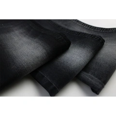 A Quality Cheap Price 70%Cotton 30%Poly 8.8OZ 180cm Width TC Welf Indigo Blue+Grey Rigid Denim Fabric Jeans