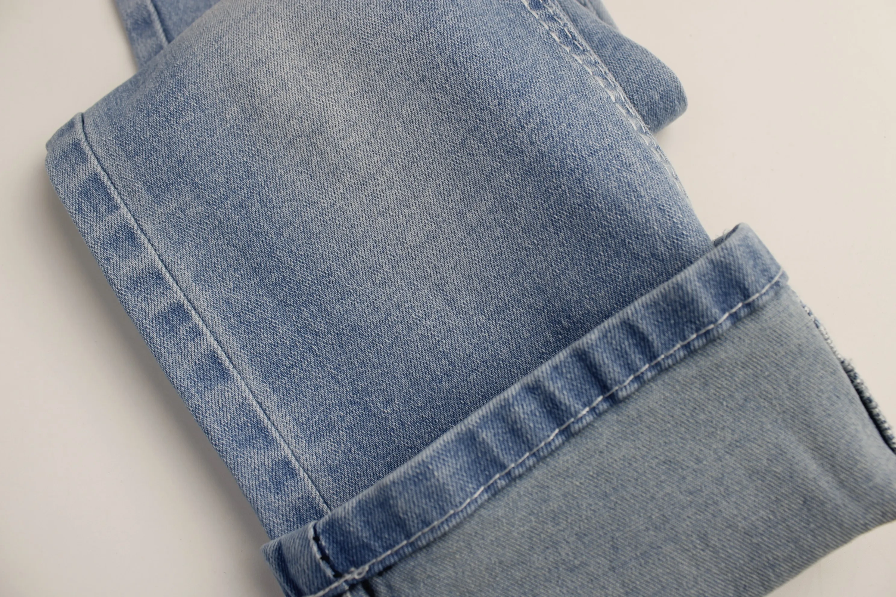 OA  Hot Sale High Elastic Dark Blue 9.5 OZ soft hand feeling Cotton/Poly/Spandex  Denim Fabric for Jeans