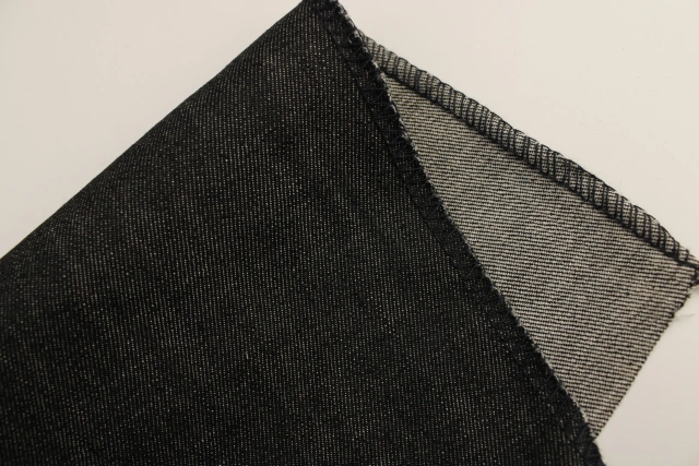 Levi's style denim jeans fabric 9.8 oz sulfur  black   OA high quality stretch fabric for jeans