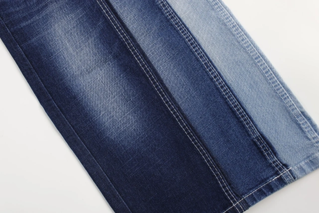 Wholesale Price crosshatch,comfortable-stretch rigid medium weight 9.3oz denim fabric for jeans