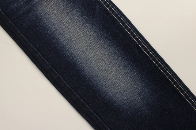 Discount Hot Sale comfortable Elastic Dark Blue 10.6 OZ  Cotton/Poly/Spandex  Denim Fabric for Jeans