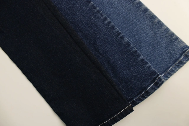 Top Quality Workable Price 11.2 oz Big Wide 180cm Comfortable Stretch Dark Blue  rigid Denim Fabric for men's Jeans