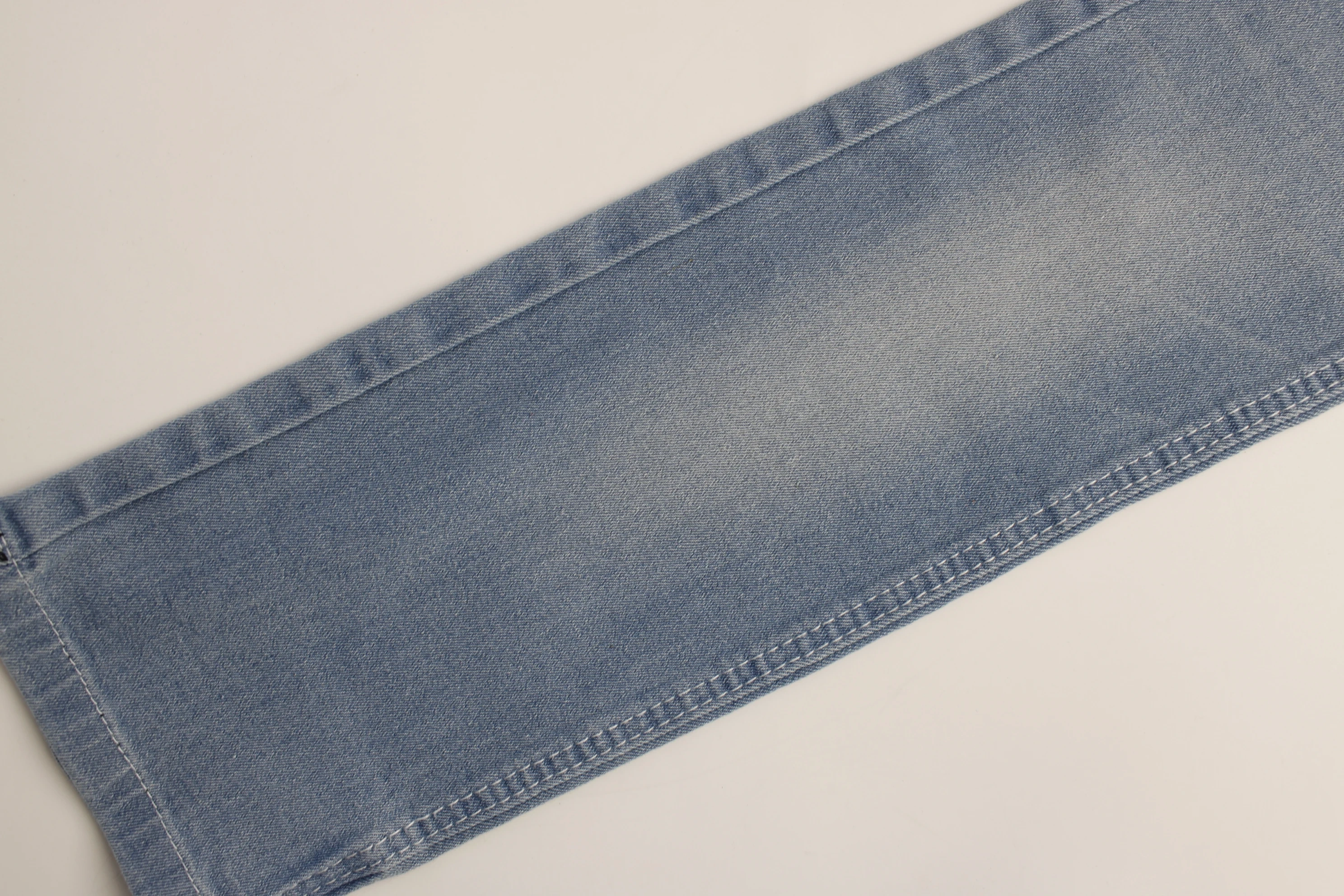 A grade competitive Price 8.4oz Big Wide 180cm Comfortable Stretch Dark Blue  Denim Fabric for men's Jeans