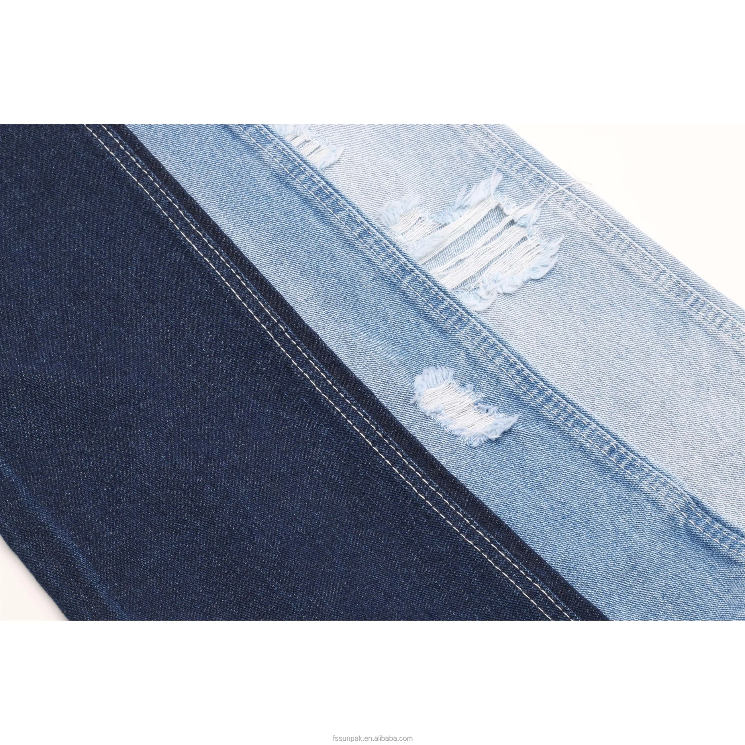 Make to Order 13oz 100% Pure Cotton 7*7LHT Rigid Denim Fabric