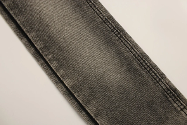 Levi's boyfriend denim jeans fabric 11oz  black and black back  twill comfortable  stretch fabric for jeans