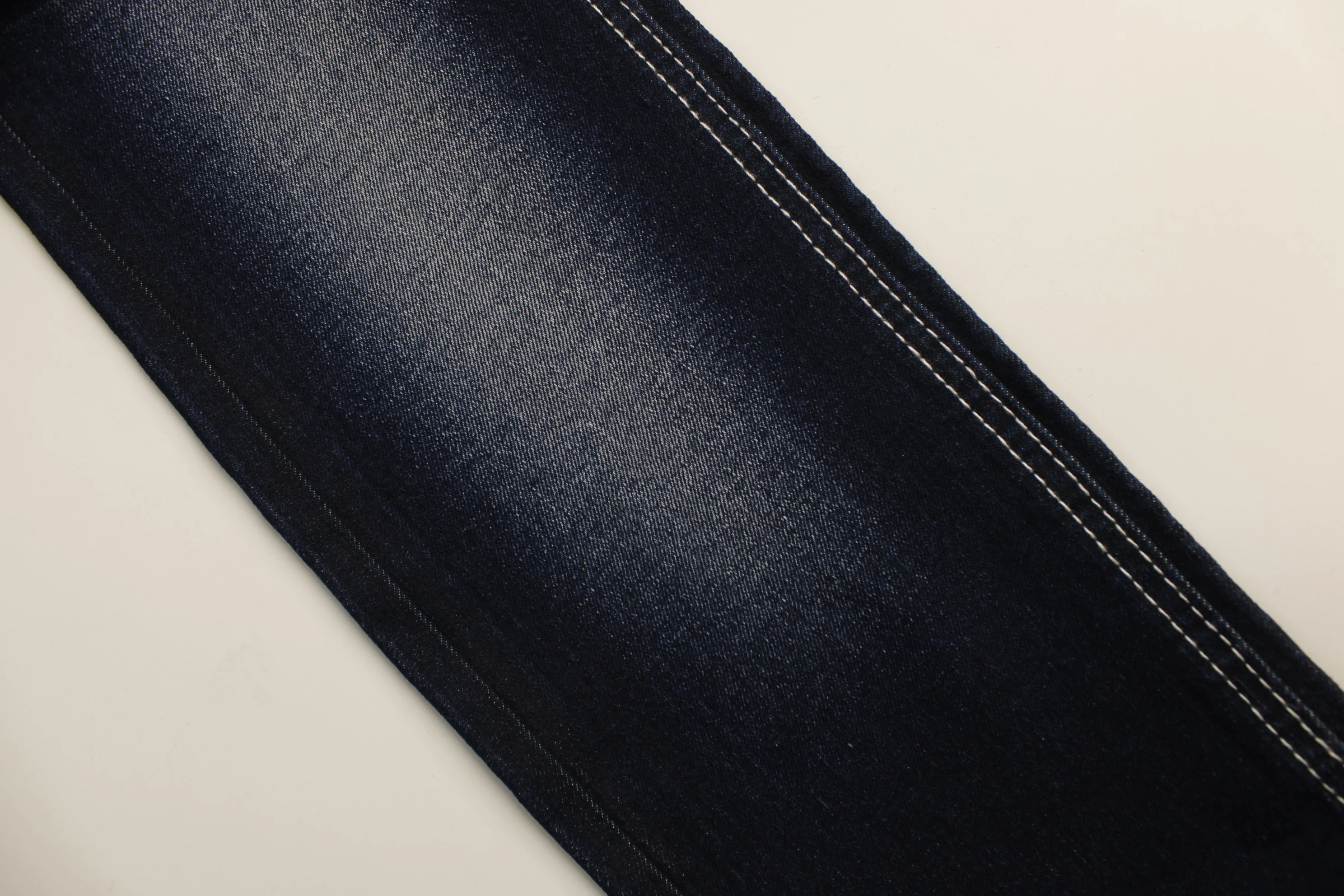 Top Quality Workable Price 11.2 oz Big Wide 180cm Comfortable Stretch Dark Blue  rigid Denim Fabric for men's Jeans