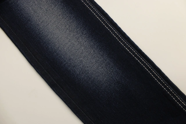 Top Quality Workable Price 11.2 oz Big Wide 180cm Comfortable Stretch Dark Blue  rigid Denim Fabric for men's Jeans