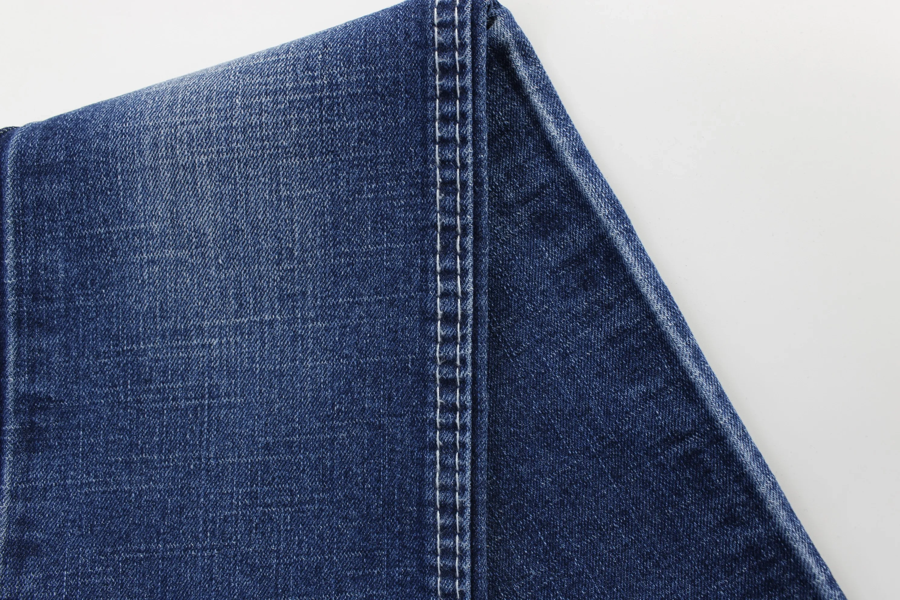 Competitive  price  dark blue  Denim middle weight cross hatch denim fabric for  jeans