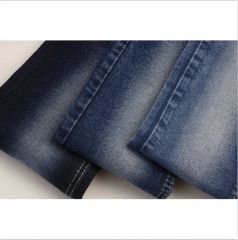 Top Quality Workable Price 11oz Big Wide 180cm Comfortable Stretch Dark Blue Warp Slub Denim Fabric for men's Jeans